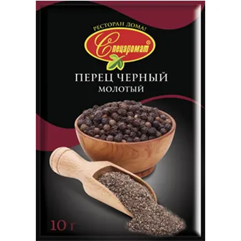 Перец черный молотый "СПЕЦАРОМАТ" 10г