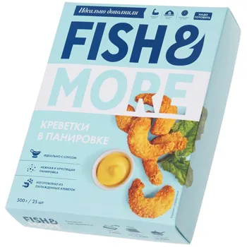 Креветка Ваннамей очищенная в панировке 21/25 1кг