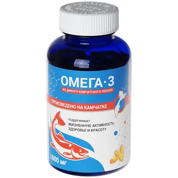 Жир лосося Омега-3 1000мг