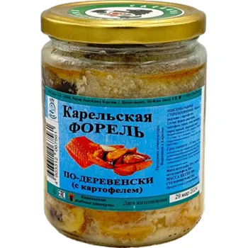 Карельская форель кусок по-деревенски с картофелем 500г