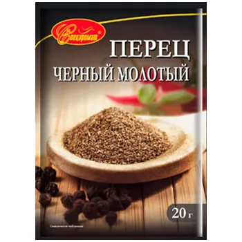 Перец черный молотый "СПЕЦАРОМАТ" 20г
