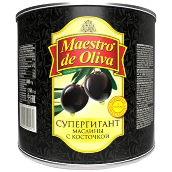 Маслины Супергигант с косточкой 3 кг