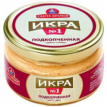 Икра мойвы №1 подкопченная 180г