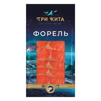 Ломтики форели х/к "Три кита" 100г
