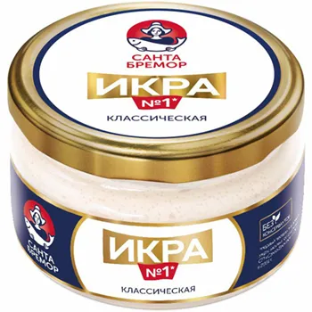 Икра мойвы №1 в белом соусе 180г
