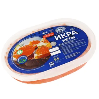 Красная икра лососевая зернистая кета «Корякморепродукт» 220 г